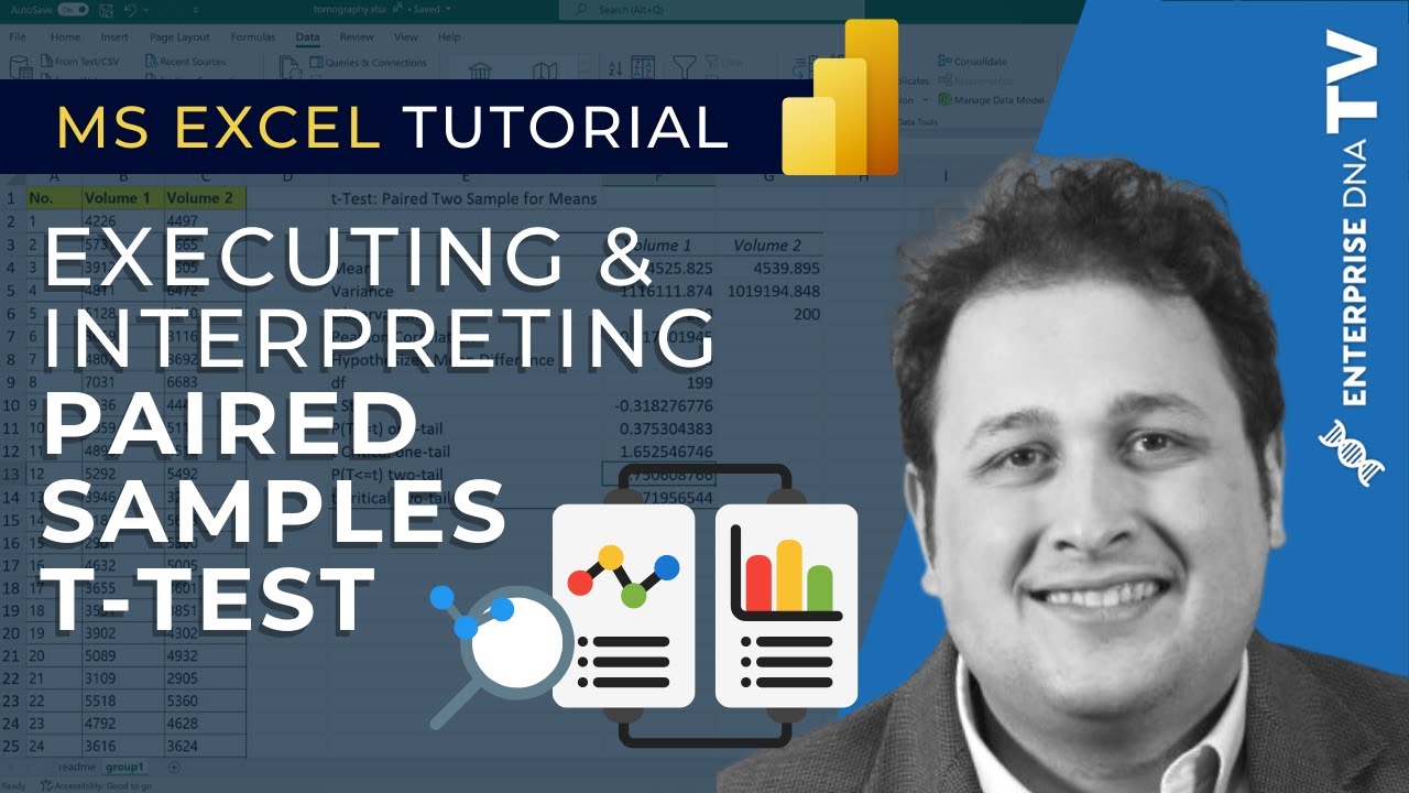 How To Execute And Interpret Paired Samples T-test In Excel