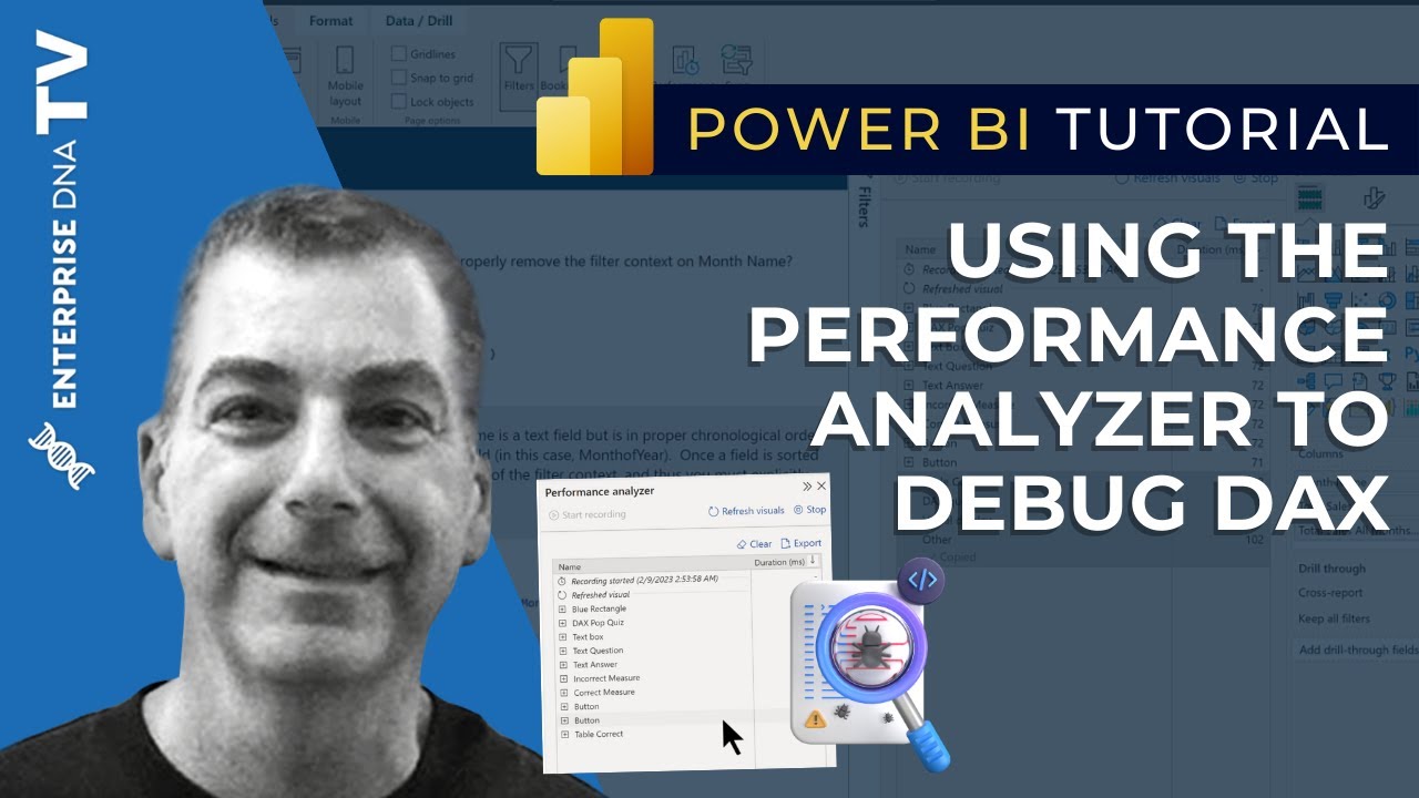 How To Use The Performance Analyzer Tool In Power BI To Debug DAX